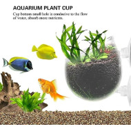 Plant Pot for Aquarium Fish Tank | Carpet Plants Planting Glass Pot | Crystal Clear Glass Pot with with Strong Suction Cup Plant Pot for Aquarium Fish Tank | Carpet Plants Planting Glass Pot | Crystal Clear Glass Pot with with Strong Suction Cup