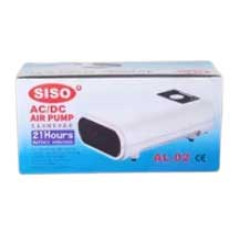 SISO | AC/DC Air Pump AL 02 | 21 hours endurance | Rechargable Air pump  SISO | AC/DC Air Pump AL 02 | 21 hours endurance | Rechargable Air pump