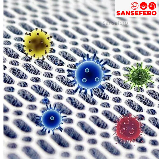 Sponge Filter Aquarium, Aquarium Filters High Density Fish Tank Filter 8 Layer Cotton Reusable, 50cm X 40cm Aquarium Filter Sponge Filter Media Sponge No Clog | Washable | Long Lasting