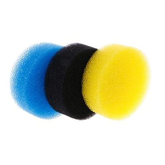 Sun-Sun 603B Filter Sponge Set – 3 Pcs Multi-Color Replacement Sponges for Aquarium Canister Filter (Only Sponge)