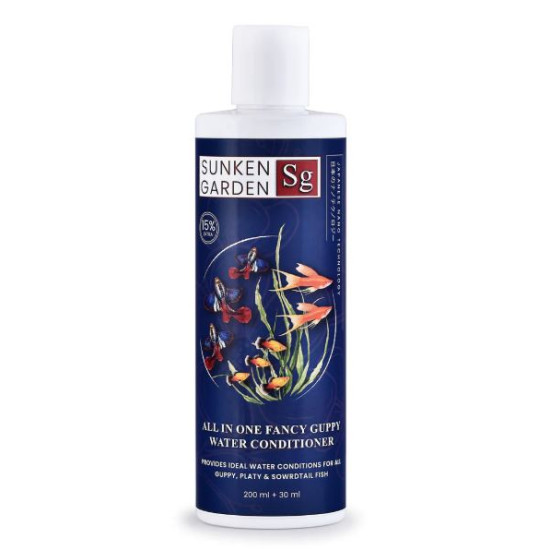 Sunken Garden All In One Fancy Guppy Fish Water Conditioner