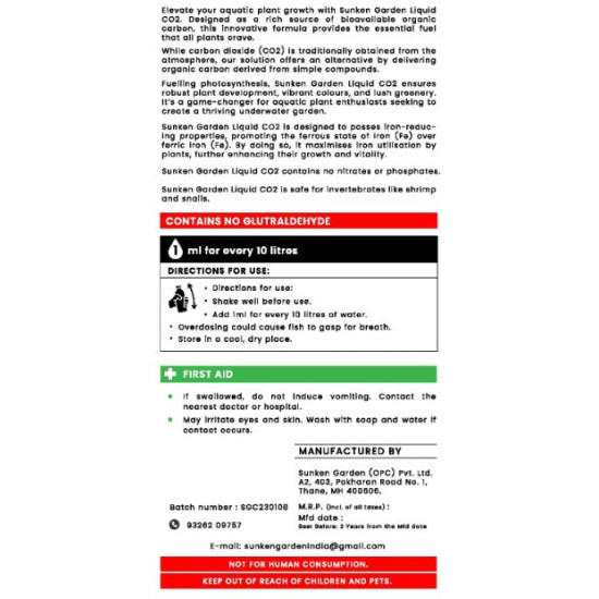 Sunken Garden CO2 Boost