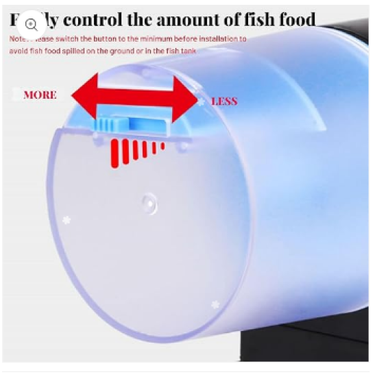 Sunsun Automatic Fish Feeder Intelligent Adjustable Timing - 12Hrs and 24Hrs - AK-01S
