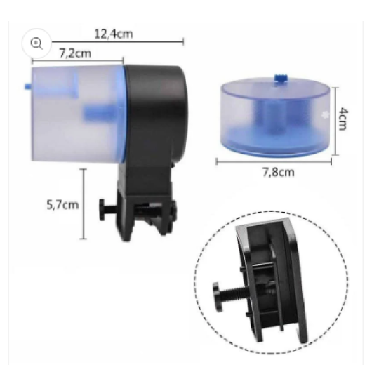 Sunsun Automatic Fish Feeder Intelligent Adjustable Timing - 12Hrs and 24Hrs - AK-01S