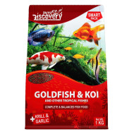 Taiyo Pluss Discovery Smart Pack Fish Food - 1 kg Bag Pellets | Highly Nutritious Floating Pellets with Krill & Garlic for All Tropical Fishes | Daily Nutrition for Health, Growth & Colour