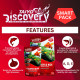 Taiyo Pluss Discovery Smart Pack Fish Food - 1 kg Bag Pellets | Highly Nutritious Floating Pellets with Krill & Garlic for All Tropical Fishes | Daily Nutrition for Health, Growth & Colour