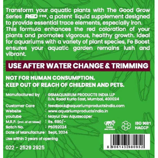 The Good Grow Series RED 50ML