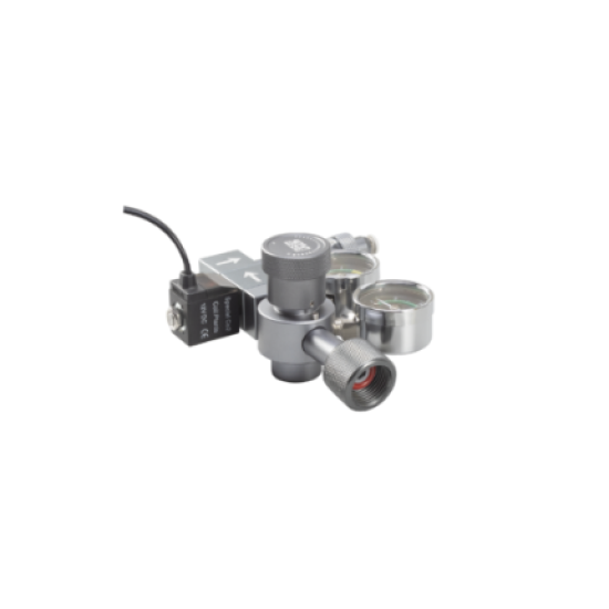 WYIN AQUA Double Stage Co2 Regulator Large Double Meter With Solenoid - Electromagnetic  Version) G5/8