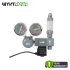 WYIN AQUA Dual Gauge Co2 Regulator With Solenoid - Electromagnetic version) G5/8