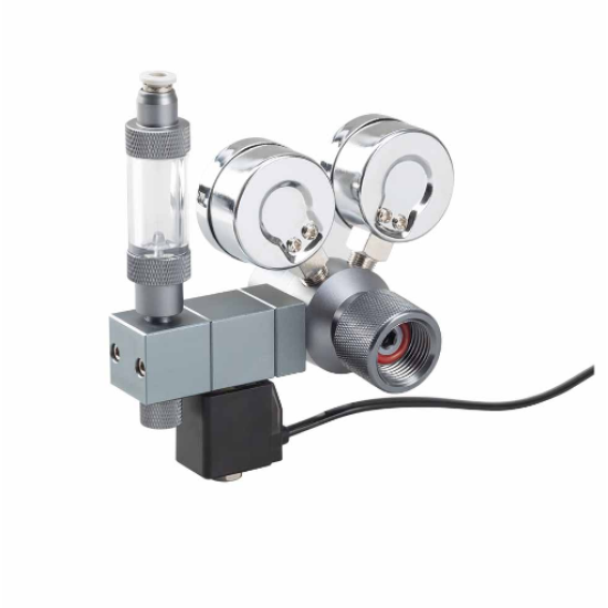 WYIN AQUA Dual Gauge Co2 Regulator With Solenoid - Electromagnetic version) G5/8