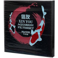 XY-1038 Black Biochemical Aquarium Fish Tank Water Filter Foam Sponge (45x45x5CM)
