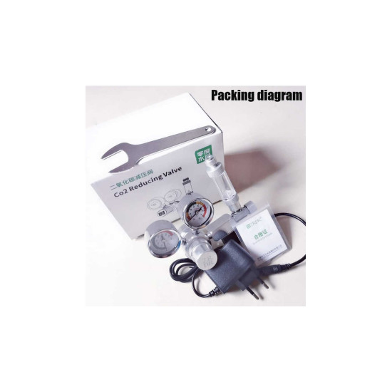 ZRDR Double Gauge CO2 Regulator W/Solenoid & Bubble Counter | W01-00 ZRDR Double Gauge CO2 Regulator W/Solenoid & Bubble Counter | W01-00
