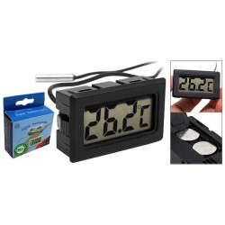 Digital Thermometer With Lcd For Aquarium / Fridges Freezers (Colour may vary- Black/White)