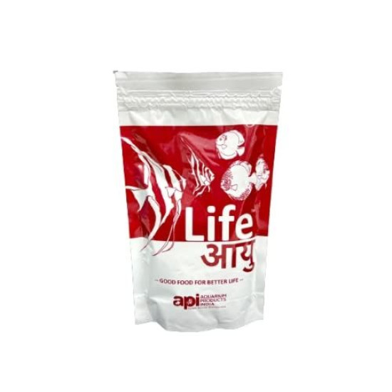 API Life Red Aayu Color Enhancing Fish for Large size  Fishes - 100g