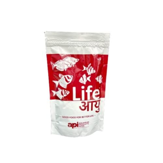 API Life Red Aayu Color Enhancing Fish for Medium size  Fishes - 100g