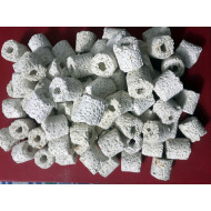 Aquarium Filter Media Burnt White Ceramic Ring 1 kg