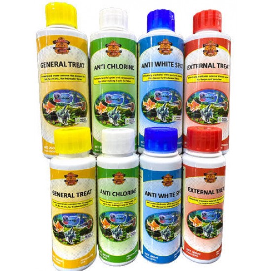 Grand Fish Combo Pack Fish Treatment - 250ml x 4