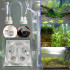 DIY Aquarium Planted Tank CO2 System Pro Tube Valve Guage Bottle Cap Kit Gauge Generator - 1 Set [White]