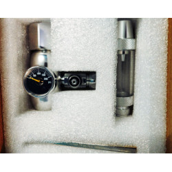 Fine tuning CO2 Single Guage Regulator With Bubble Counter Fine tuning CO2 Single Guage Regulator With Bubble Counter