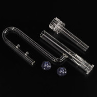 Glass Lily Pipe Inflow with Surface Skimmer and Outflow for Aquarium Planted Tank - 13mm Glass Lily Pipe Inflow with Surface Skimmer and Outflow for Aquarium Planted Tank - 13mm