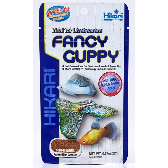 HIKARI Tropical Fancy Guppy | 22g | Specialized food for Live Bearer Fish