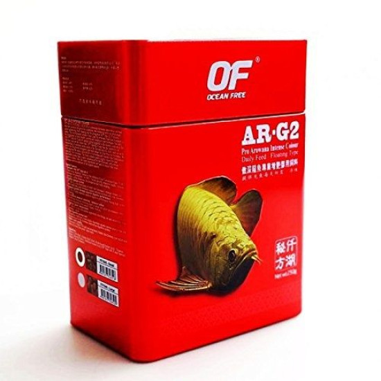 Ocean Free ARG-2 Pro Arowana Intense Colour Aquarium Fish Food - 250g