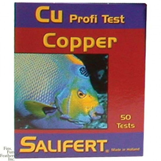 SALIFERT COPPER TEST KIT- 50 TESTS- AQUARIUM FRESHWATER OR SALTWATER