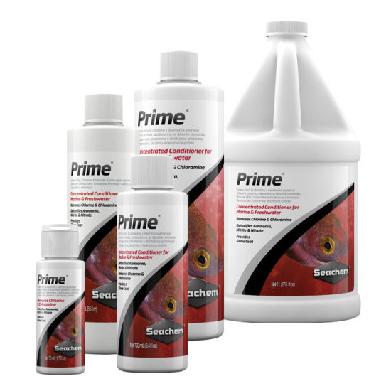 Seachem Prime Fresh & Salt Water Conditioner dechlorinator Ammonia Remover - 250ml