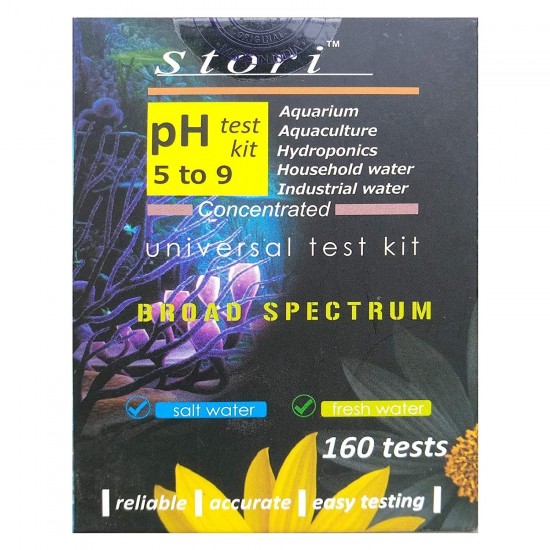 Aquatic Remedies Stori Universal ph test kit for freshwater and saltwater and garden ponds