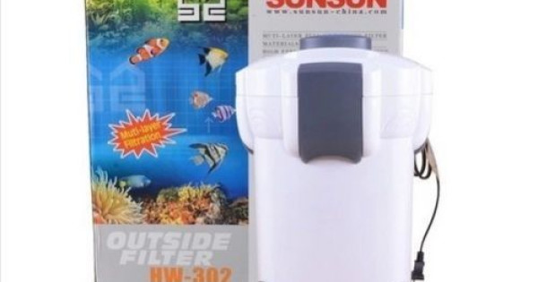 SunSun HW-302 Aquarium bio filtre extérieur 1000l/h 3-Phases