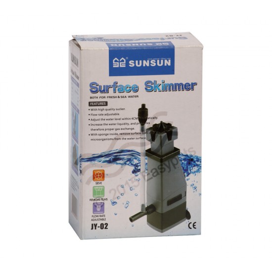 Sunsun JY-02 Surface Protein Skimmer for Aquarium Plant Fish Tank - 220-240V 3W 300L/H